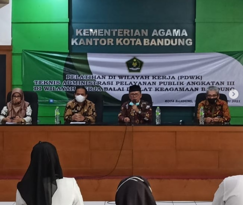 Pelatihan Di Wilayah Kerja (PDWK) Teknis Administrasi Pelayanan Publik Angkatan III Kota Bandung